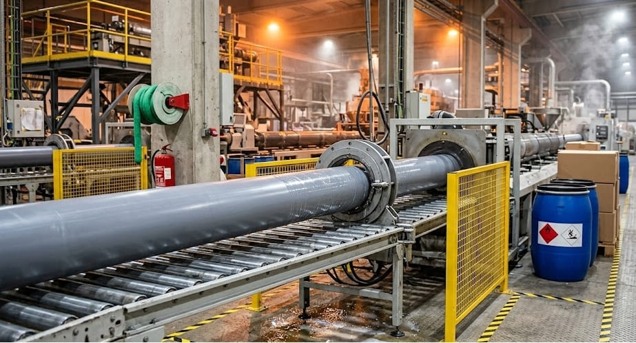 Why are safety precautions for PVC pipe lubricant vital for Zero-Harm Operations